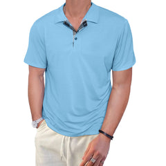 Mens Fashion Short Sleeve Polo Shirts