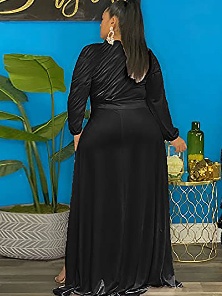 Plus Size High Low Hem Maxi Dress