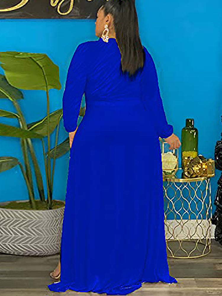 Plus Size High Low Hem Maxi Dress