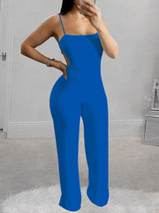 Spaghetti Strap Sleeveless Jumpsuits