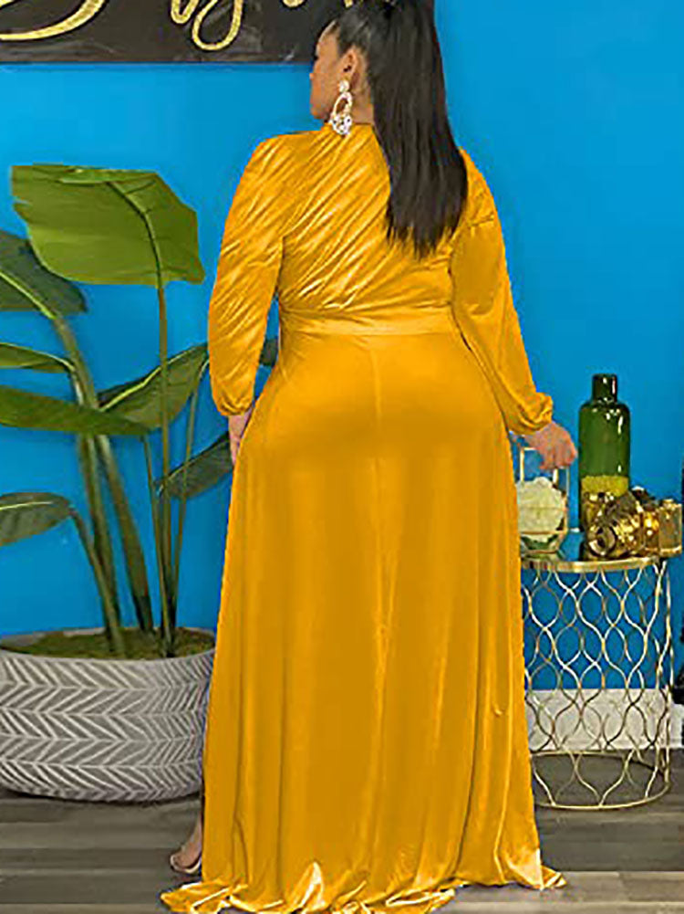 Plus Size High Low Hem Maxi Dress