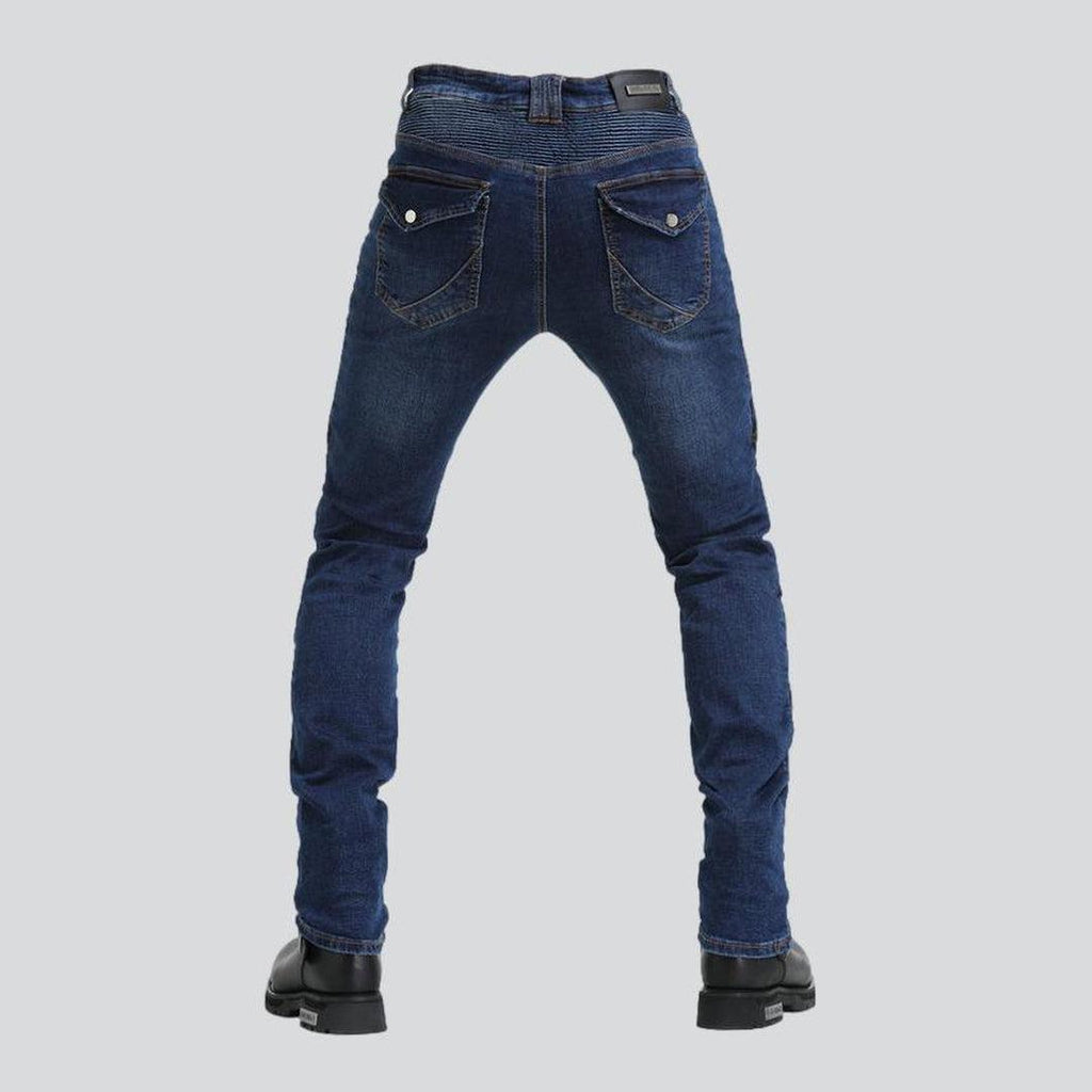 Wear resistant kevlar biker jeans