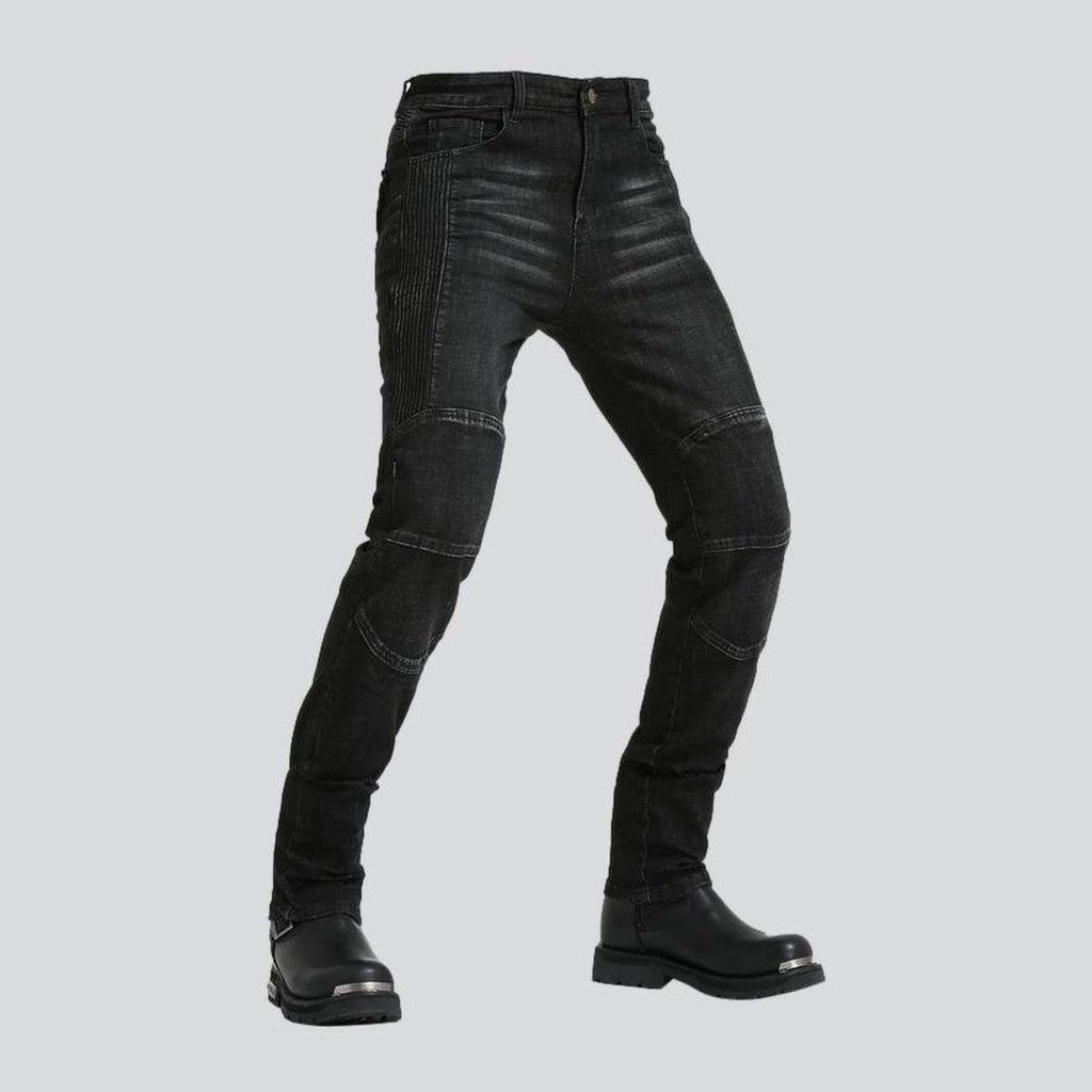 Wear resistant kevlar biker jeans