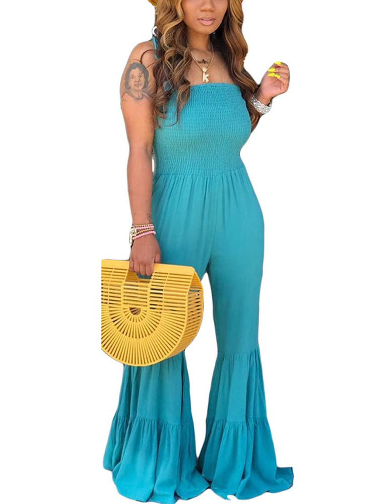 Spaghetti Strap Sleeveless Jumpsuits