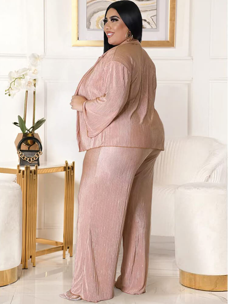 Three Piece Long Sleeve Cardigan Bra Long Pants Set