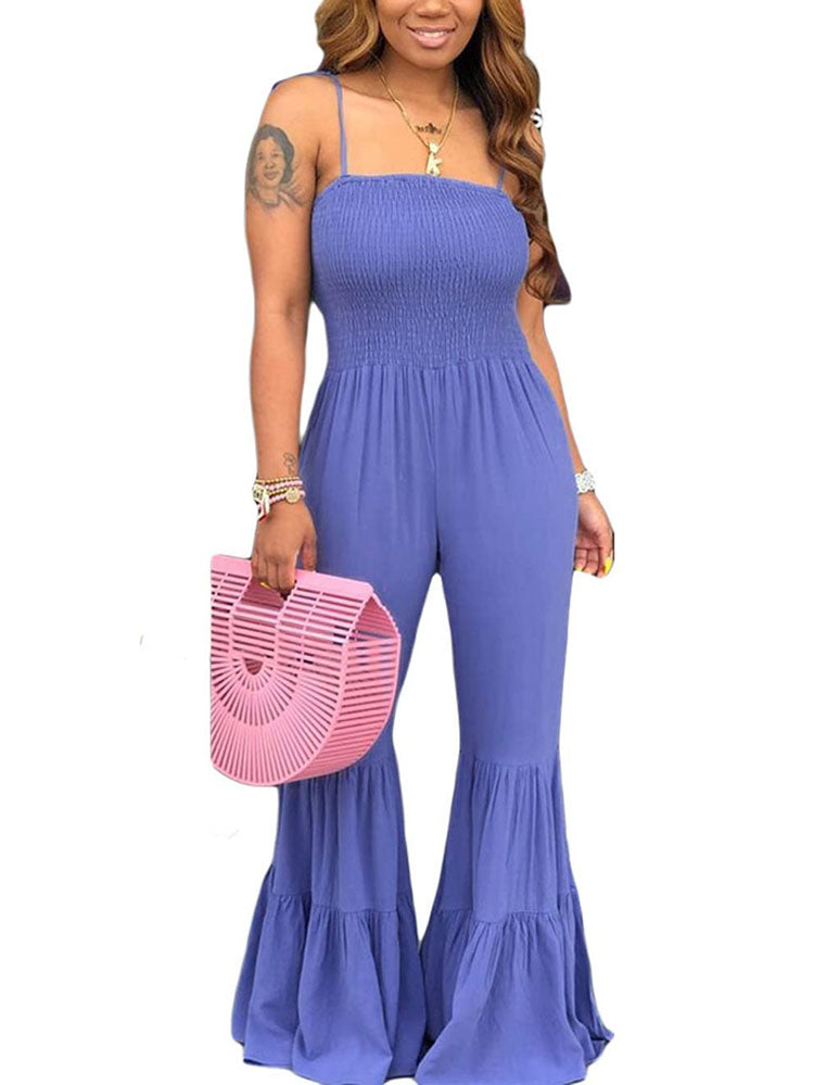 Spaghetti Strap Sleeveless Jumpsuits