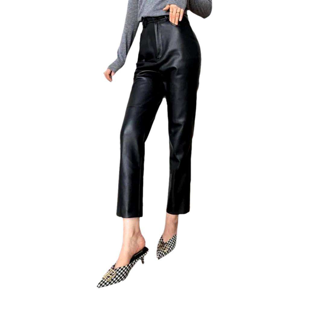 Wax short women's denim pants