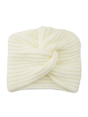 Imitation Cashmere Cross Knitted Hat