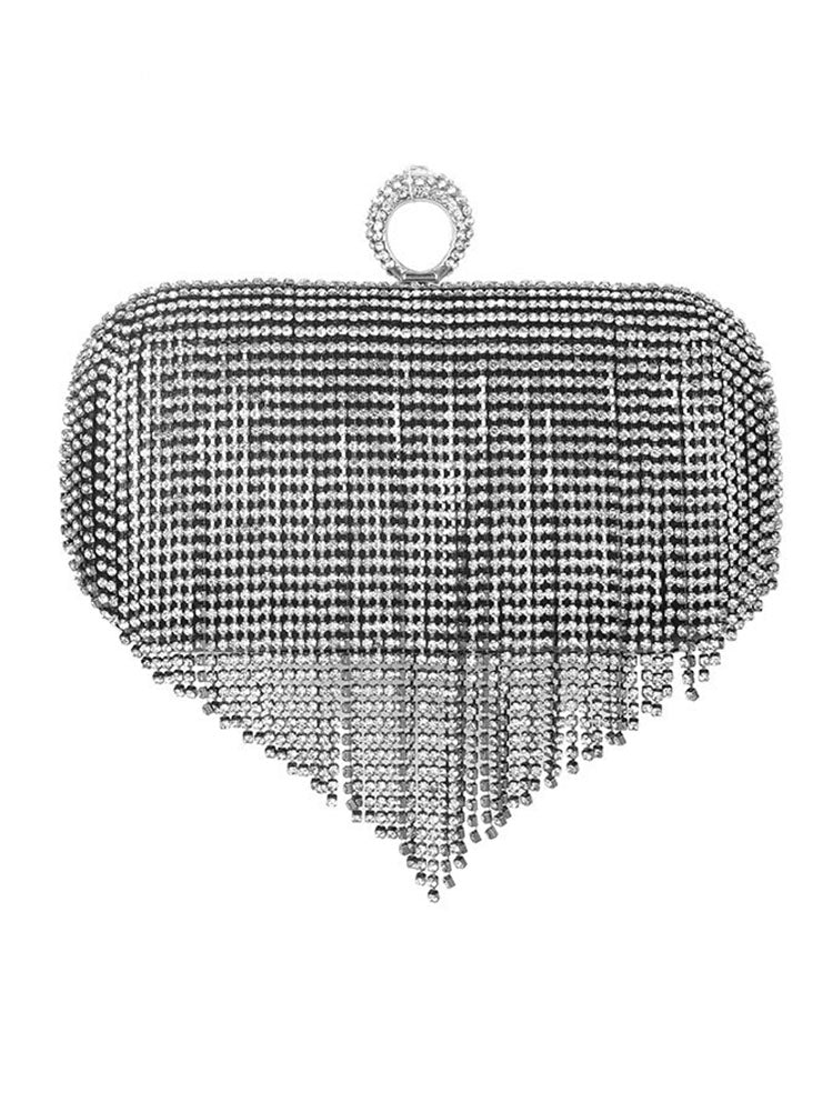 Glitter Rhinestone Tassels Crossbody Bags