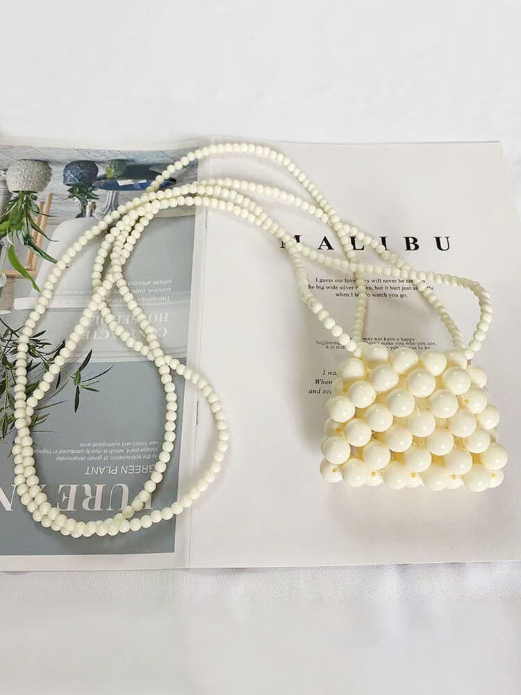 Pearl Beads Tiny Crossbody Bags