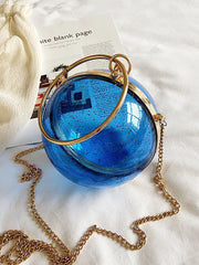 Transparent Sequins Luxury Ball Handbag