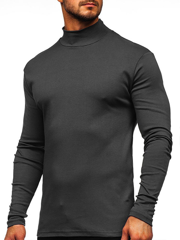 Mens Long Sleeves Muscle Pullovers