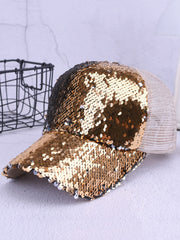 Glitter Sequin Mesh Baseball Caps