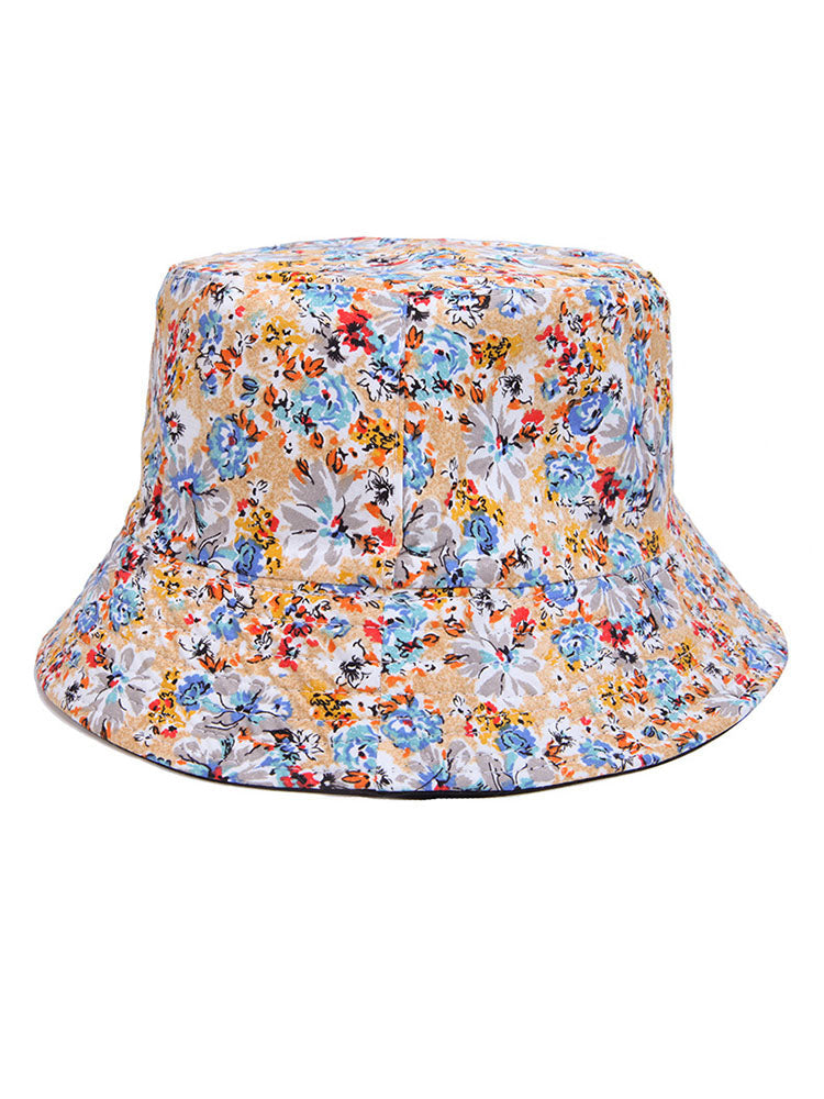 Small Flower Print Colorful Bucket Hat