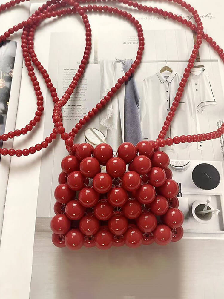 Pearl Beads Tiny Crossbody Bags