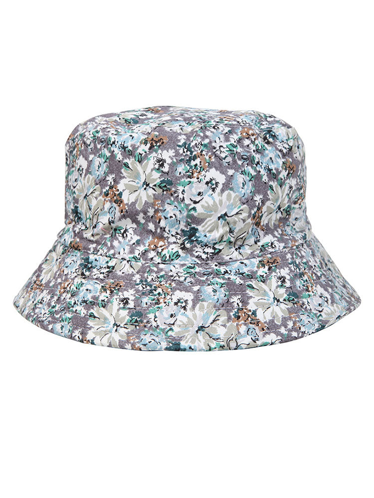 Small Flower Print Colorful Bucket Hat