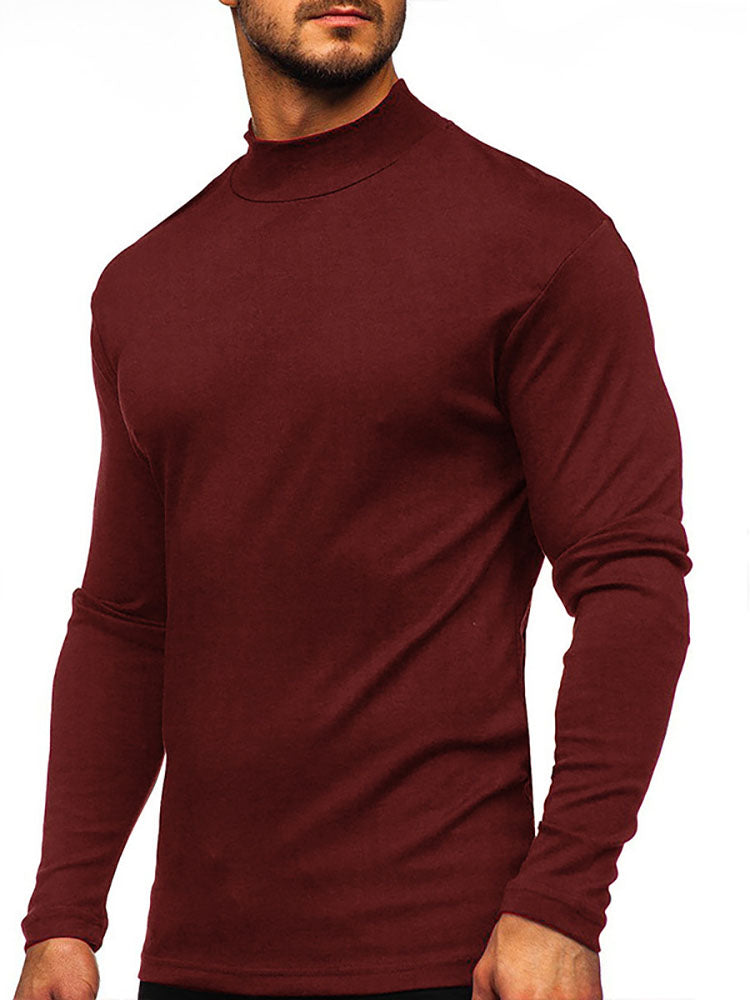 Mens Long Sleeves Muscle Pullovers