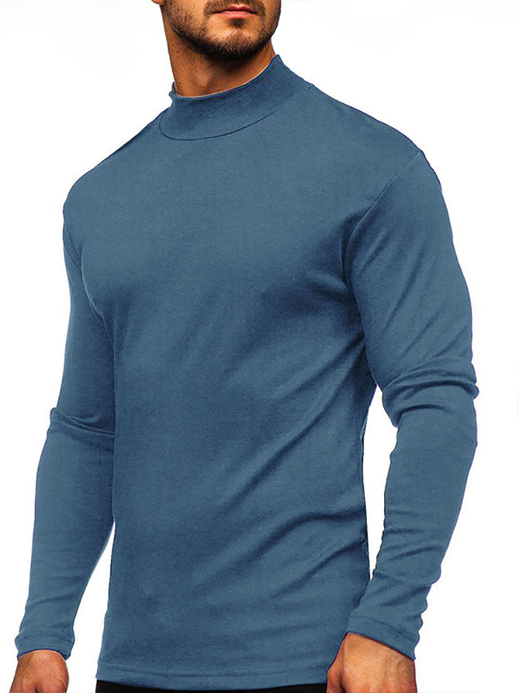 Mens Long Sleeves Muscle Pullovers