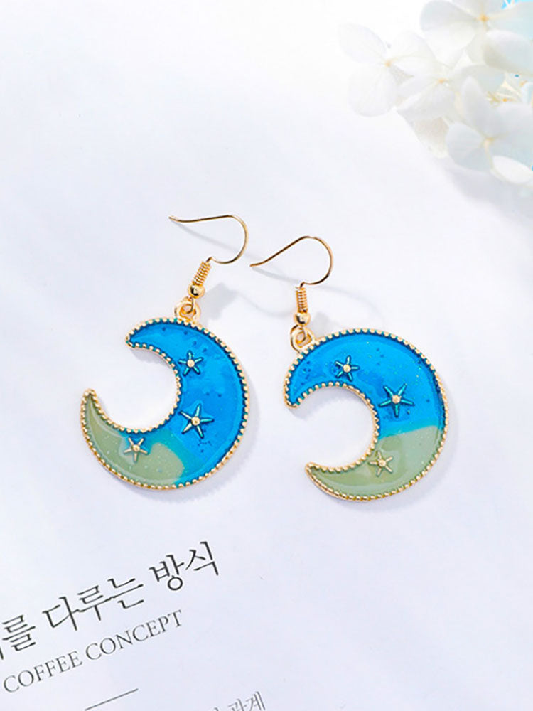 Creative Starry Sky Pendant Earrings