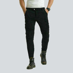 Wear resistant biker denim pants