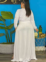 Plus Size High Low Hem Maxi Dress