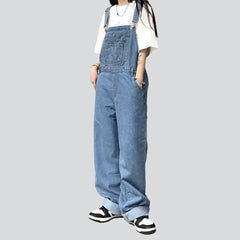 Wide leg women's overall