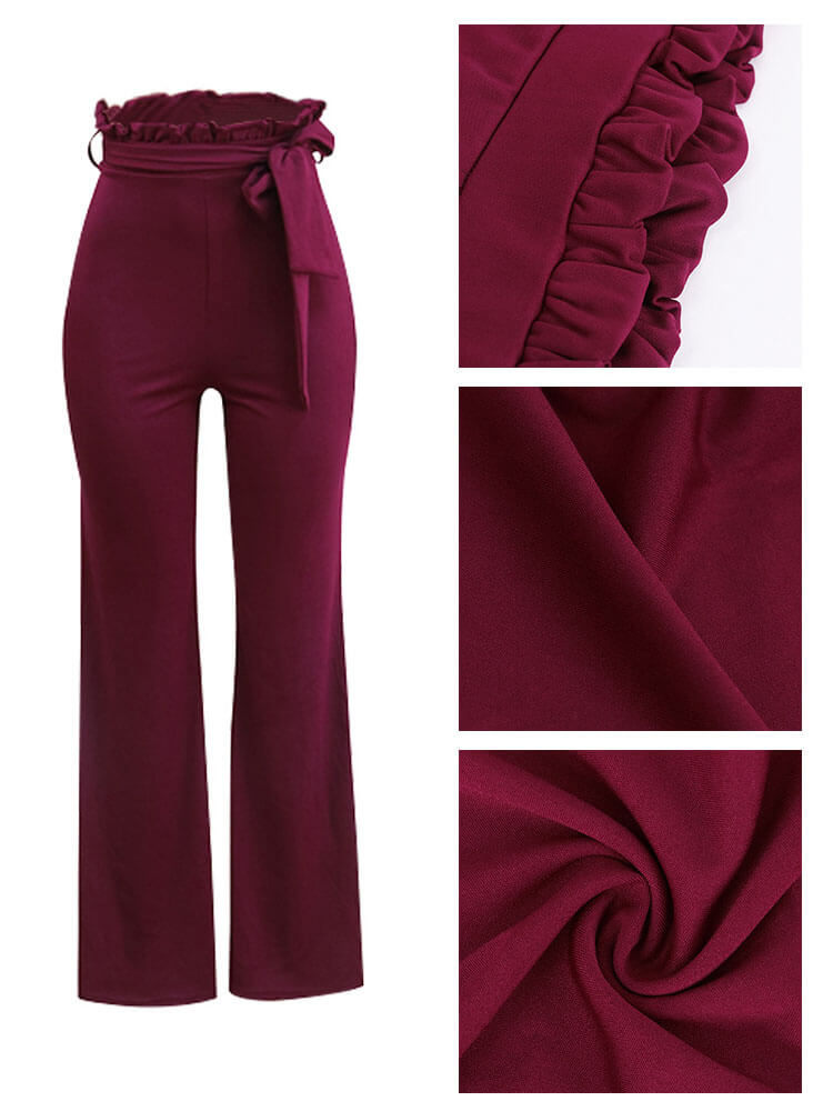 Wide Leg Pants Palazzo Pant High Waist Trouser